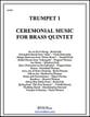 CEREMONIAL MUSIC BRASS QUINTET -TPT 1 P.O.D. cover